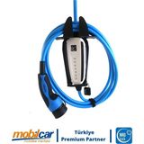 NRGkick Mobilcar Taşınabilir Elektrikli Araç Şarj Istasyonu - Ev Tipi Fiş - Duvar Askı Aparatı- 22KW 32A 5m Wifi + Bluetooth - Set 1