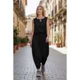 NRM MODA Siyah şalvar takım
