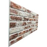 NRY Tuğla Desenli Strafor Duvar Paneli Nr 018 - Tek Ebat