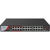 Ns-0326P-320(B) 24 Portlu 10-100 Fast Ethernet Switch Hub - 24 Port Poe 230W