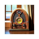 NS-7061 Retro Ahşap Tasarım Bluetooth Hoparlörlü Radyo – Fm/am Destekli, Şarjlı ve Taşınabiliri Rady
