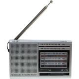 NS-8153 Taşınabilir Pilli Cep Radyosu Deprem Çantası Radyosu Am Fm Sw-1-6 8 Bandlı Mini Radyo - Gri