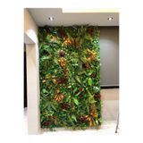 NS BAMBU DESIGN Dikey Bahçe 100x100 Cm Yoğun Ofis Cafe Dekor Yapay Çiçek