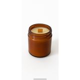 NS-era Citronella & Lavanta Kokulu Sinek Savar Kovucu Ahşap Fitil Doğal Soya Mum 200 ml Kutulu Hediyelik Mum