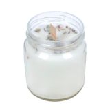 NS-era Lavanta Kokulu Taneli Dekoratif Ahşap Fitil 200 ml Kutulu Hediyelik Kavanoz Mum