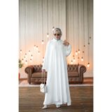 NS Moda Tesettür Rona Takım Beyaz-Model 531
