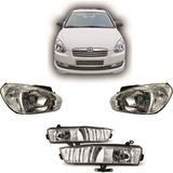NS Nilser Auto Parts Hyundai Accent Era Beyaz Far+Sis Lambası 2006-2011