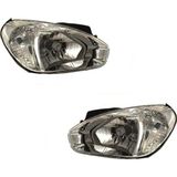 NS Nilser Auto Parts Hyundai Accent Era Beyaz Sağ-Sol Takım Far Lambası 2010-2012