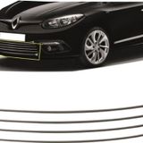 NS Nilser Auto Parts Renault Fluance Ön Tampon Çıtası Takım 4 Parça Krom Set 2013 >