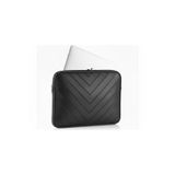 NS reliable 15-15.6 inç Notebook Laptop Çantası - Suni Deri MacBook Koruyucu Kılıf - Siyah (39x28.5 cm)