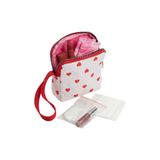 NS reliable Kalpli Kadın Hijyenik Ped Saklama Çantası - Mini Organizer Düzenleyici Kılıf - 10x14x3 cm