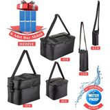 NS Reliable Kamp Piknik Termal Soğutucu Yalıtımlı Buzluk Termos Çanta 5’li Set - 960 Siyah - 500 ml