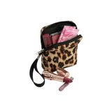 NS reliable Leopar Desenli Kadın Hijyenik Ped Saklama Çantası - Mini Organizer Düzenleyici Kılıf - 10x14x3 cm