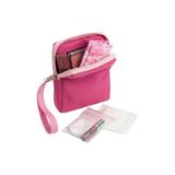 NS reliable Pembe Kadın Hijyenik Ped Saklama Çantası - Mini Organizer Düzenleyici Kılıf - 10x14x3 cmv