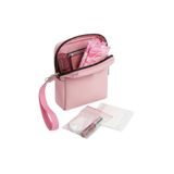 NS reliable Pudra Pembe Kadın Hijyenik Ped Saklama Çantası - Mini Organizer Düzenleyici Kılıf - 10x14x3 cm