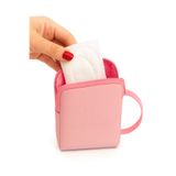 NS reliable Tekli Kadın Çanta Içi Hijyenik Ped Saklama Koruma Çantası Düzenleyici Organizer Çizgili-10x14x3 cm