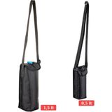 NS Reliable Termal Soğutucu Yalıtımlı Su Şişesi Matara Termos Taşıma Çantası 2'li Set - 990 Siyah - 500 ml