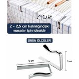 Nse 4 Adet Metal Masa Örtüsü Mandalı Kıskacı – Paslanmaz Çelik Masa Örtüsü Sabitleyici Klips Seti (Piknik, Bahçe, Kamp)
