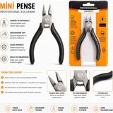 Nse Mini Pense Yaylı Hassas Kesim Ve Bükme Pensesi – Elektronik, Takı Ve Hobi Işleri Için Ergonomik El Aleti