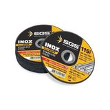 NSE Sgs Inox Metal Kesici Disk 115X1.0X22 mm 5 Adet | Paslanmaz Çelik ve Metal Kesme Taşı | Avuç Taşlama Uyumlu