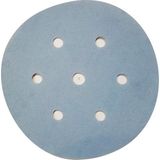 Nsp Sia 7 Delikli Cırt Zımpara 150MM 220KUM 10 'lu - Gri