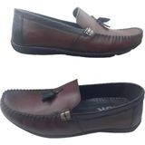 NSR N S R Erkek Bordo Loafer Ayakkabı N036-10 - 00Bordo