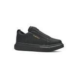 NSTİL Günlük Erkek Casual Lastikli Kalın Topuklu Desenli Taban Oval Burun Sneaker Spor Ayakkabı 111
