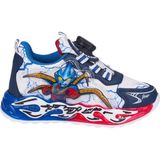 Nstil Günlük Erkek Çocuk Spor Ayakkabı Makara Bağcık Desenli Taban Rahat Hafif Sneaker 5003 - Lacivert