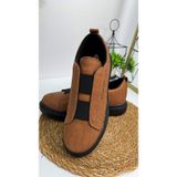 Nstil Günlük Erkek Sneaker Casual Kalın Yüksek Queen Taban Oval Burun Bant Detaylı Spor Ayakkabı 109