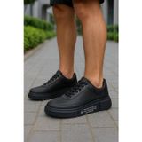 Nstil Günlük Erkek Spor Ayakkabı Bağcıklı Dikiş Detaylı Hafif Kalın Yüksek Taban Sneaker MC06