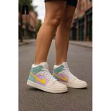 Nstil Günlük Unisex Sneaker Bağcıklı Hafif Yumuşak Kaymaz Taban Bilekli Basketbol Ayakkabı 8070