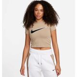 Nsw Tee Kadın Tişört FV5310-247 - 286-Krem