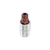 Nt 1/2inç 16 Mm. Cr-V M Tipi Delikli Lokma S2 - Gri
