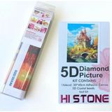 NT Boncuklu Taşlı Pano Çocuklar Için Mozaik Elmas Goblen Diamond Tablo 30 x 40 cm Şato - 001-Renkli