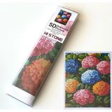 NT Boncuklu Taşlı Pano Çocuklar Için Mozaik Elmas Goblen Diamond Tablo 30 x 40 cm Yeşil Yapraklı Çiçekler - Standart - 001-Renkli