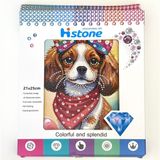 NT Boncuklu Taşlı Pano Mozaik Elmas Goblen Çocuklar Için Diamond Tablo 21 x 25 cm Yakışıklı Köpek - Standart - 001-Renkli