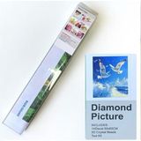 NT Boncuklu Taşlı Pano Mozaik Elmas Goblen Çocuklar Için Diamond Tablo 50 x 65 cm Güvercinler - Renkli