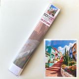NT Boncuklu Taşlı Pano Mozaik Elmas Goblen Çocuklar Için Diamond Tablo 50 x 65 cm Huzur Sokağı - Standart - 001-Renkli