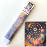 NT Boncuklu Taşlı Pano Mozaik Elmas Goblen Çocuklar Için Diamond Tablo 50 x 65 cm Kozmik Süsler - Standart - 001-Renkli