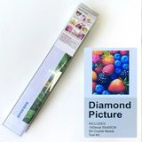 NT Boncuklu Taşlı Pano Mozaik Elmas Goblen Çocuklar Için Diamond Tablo 50 x 65 cm Tropik Meyveler - Renkli