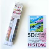 NT Boncuklu Taşlı Pano Mozaik Elmas Goblen Diamond Tablo 50 x 40 cm Akançay - 001-Renkli