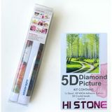 NT Boncuklu Taşlı Pano Mozaik Elmas Goblen Diamond Tablo 50 x 40 cm Huzurlu Yol - Renkli