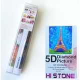 NT Boncuklu Taşlı Pano Mozaik Elmas Goblen Diamond Tablo 50 x 40 cm Paris - Renkli