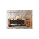Nt Concept Masif Ağaç Ofis Ve Çalışma Masası(75Cm-160Cm)