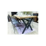 Nt Concept Ntconcept Doğal Ağaç Yemek Masası - (85Cm-185Cm Masa)