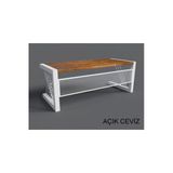 Nt Concept Ntconcept Doğal Ahşap Ofis Ve Çalışma Masası-85Cm-260Cm-Renk Seçenekli