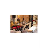 Nt Concept Ntconcept Masif Ağaç Yemek Masası Takımı- 85Cm-185Cm Masa+185Cm Bank+5 Adet Loft Sandalye