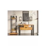 Nt Concept Ntconcept Mina Ayna Çerçeveli Masif Ahşap Lavabo Dolabı Hilton(110Cm)