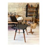 NT Concept Ntconcept Vitra Sandalye Kollu Tel Ahşap Sandalye