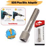 Nt Tools Gfb 1/4" Sds Saplı Bist Uç Ara Adaptörü 65 mm Çelik Matkap Ucu Matkap Hilti Kırıcı Delici Uç - Gri
